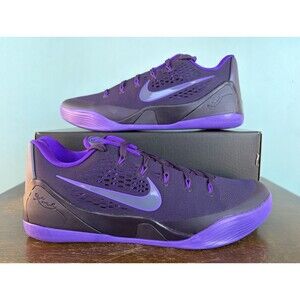 Kobe 9 Elite Low Protro "Purple Dynasty" Basketball Shoes Men's Sz 14 IH1401-500